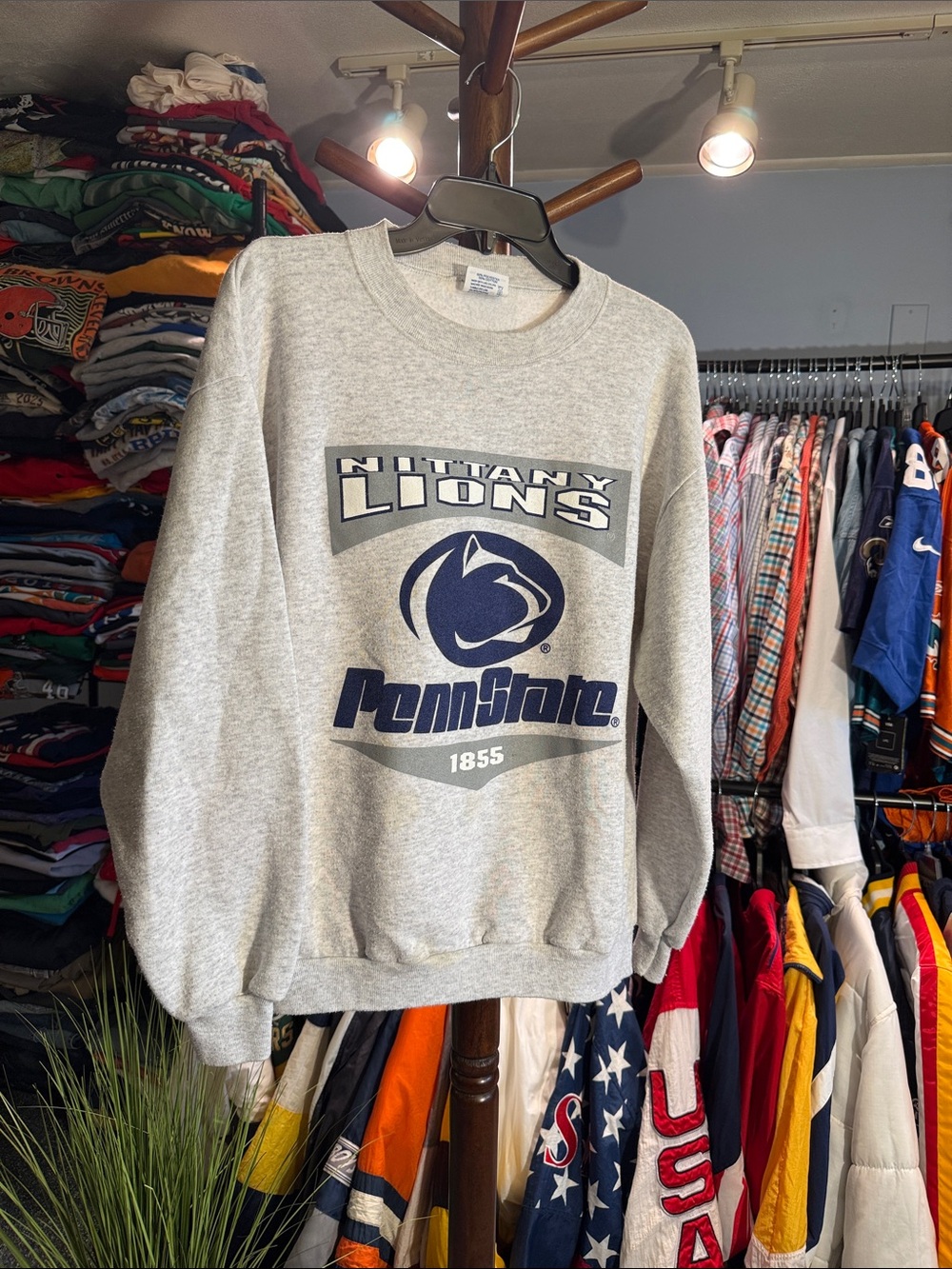 Penn State Vintage Crewneck Sweatshirt - Gray